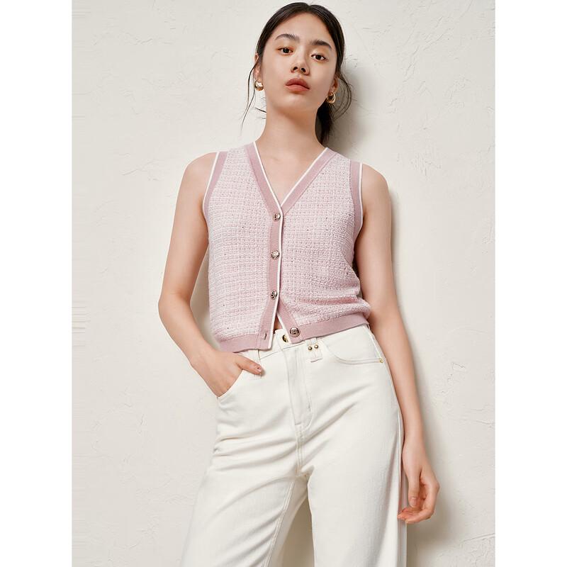 

Peacebird Women s Knitted Cardigan & Vest Set S