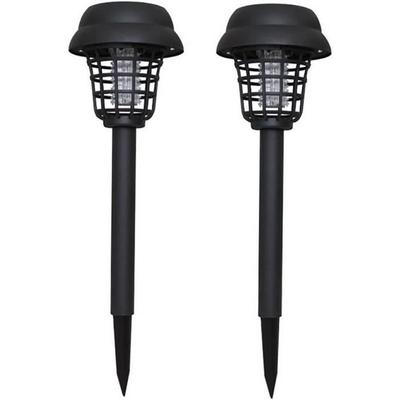 Solar Mückenlampe Mückenkillerlampe LED Lampe Weiß-Violettes Licht Beleuchtung und Mückenkiller Solarlampe [449]