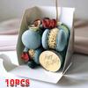 10pcs Acrylic Happy Birthday Cake Toppers Cake Decoration Disc Round Cupcake Toppers for Various Birthday Party Cake Decor