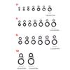 Fishing Rod Guide Rings Fishing Rod Guides Tip Fishing Rod Guides Set Tip Repair Set Rod Repair Set Fishing Accessory