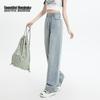 BEAUTIFUL WARDROBE 2026 S/S Women's American Retro High-Waist Wide-Leg Jeans