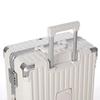 24" Aluminum Frame Luggage: Silent Zipper Trolley with Combination Lock, Universal Wheels, Wear-Resistant