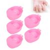 5 Nail Polish Removal Bowls Nail Art Soaking Tray Gel Remover Manicure Spa Nail Care Tools