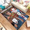 1PC Halloween Horror Thriller Carpet New Release! Rug for Living Rooms Bedrooms,Machines Washable Mat Gift for Boyfriend Son Dad