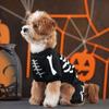 Decorative Pet Skeleton Costumes Soft Pet Cosplay Costume Dog Halloween Clothes  Halloween