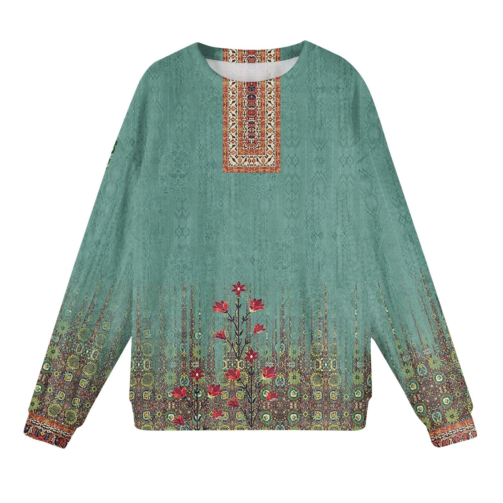 

Женская мода осень-зима повседневная градиентная цветная напечатанная женская пижама XXL