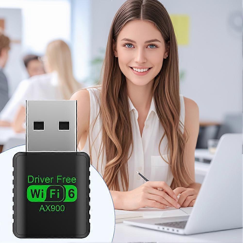 Ax900M Driverless Wifi 6 Laptop Adapter 5G Dual-Band Usb