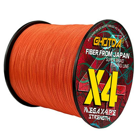 Filo da Pesca Intrecciato in PE a 4 Fili da 100m con Elevata Resistenza alla Trazione, Disponibile in 10 Colori - Leader per Linea Aquilone Da Li Ma