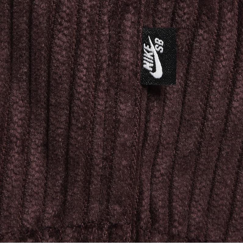 Nike Big Kids Corduroy Overshirt Burgundy FZ5388-652