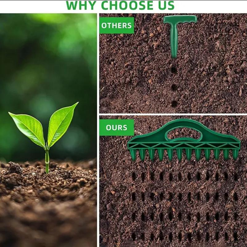 Sowing Seed Dispenser 12 Holes Seed In Soil Digger Planter Garden Seed Spacer Adjustable Garden Seeder Seeding Puncher