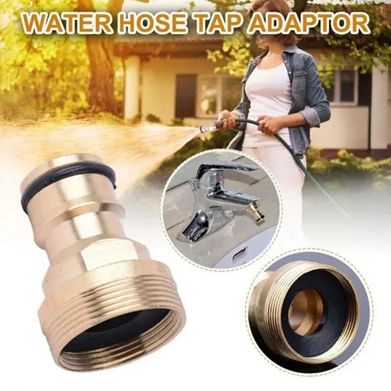 1/2/5Pcs Universal Tap Kitchen Adapters Brass Faucet Tap Connector Mixer Hose Adaptor Basin Fitting Garden Tools