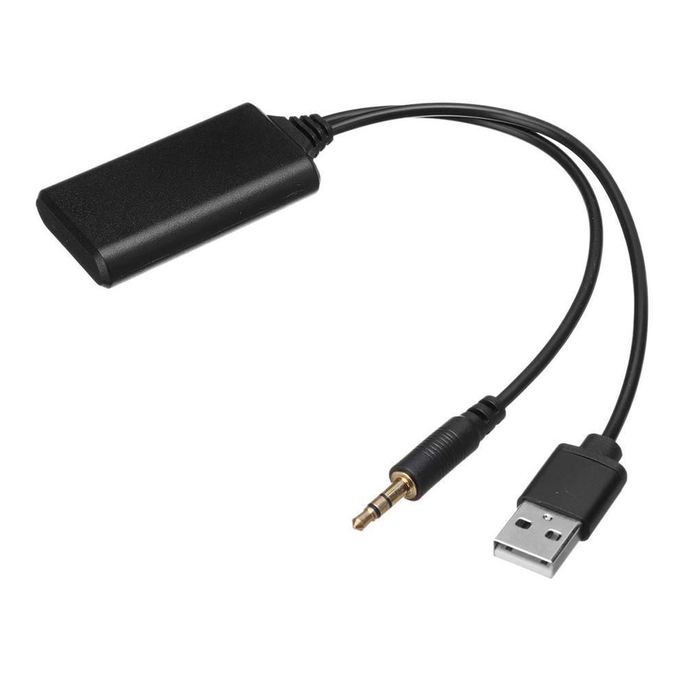 Car AUX Bluetooth Adapter, Wireless Audio Receiver with HIFI Sound Quality, Hands-Free Calling Music Player for Vehicle