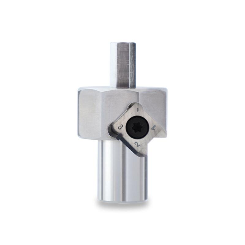 Benches Dog Hole Chamfer Reamer Tool Stainless Steel Dog Hole Chamfer Reamer for 19mm/20mm Dog Holes Polishing Finish