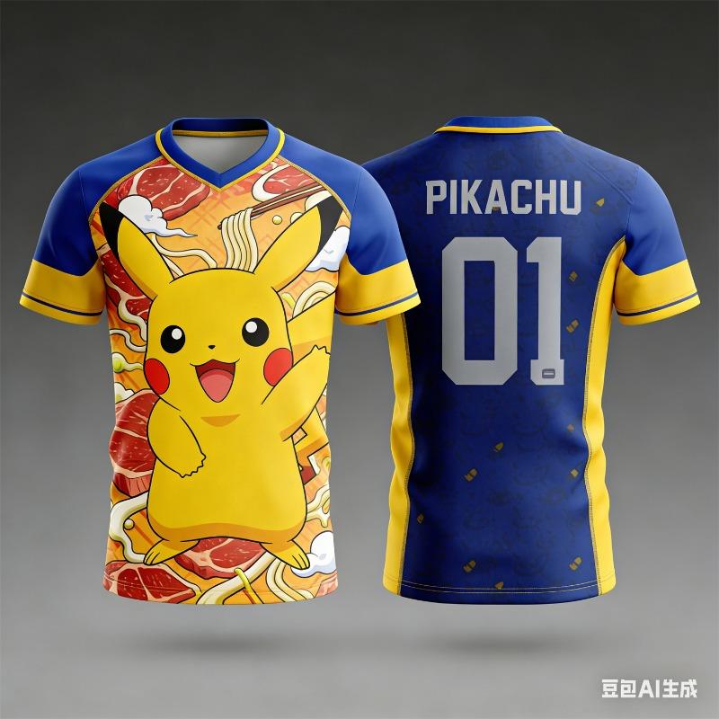2026 Pikachu Graphic T-shirt Men's Football Tshirt Spring Sports Dry Quickly Men's T-Shirt Kid's Clothing Tee Y2k Woman t-shirts