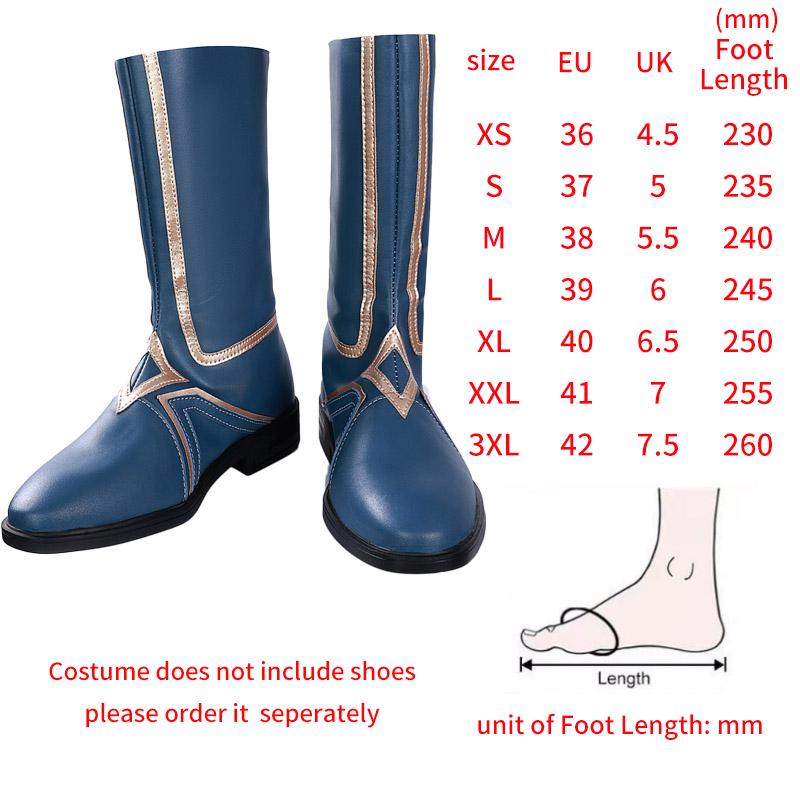 

Star Rail Анахса Косплей Костюм Парик Волосы Для Игры Star Rail Наряды Анахса Косплей Обувь Ботинки Мужской Карнавальная Вечеринка Ролевая Игра XS