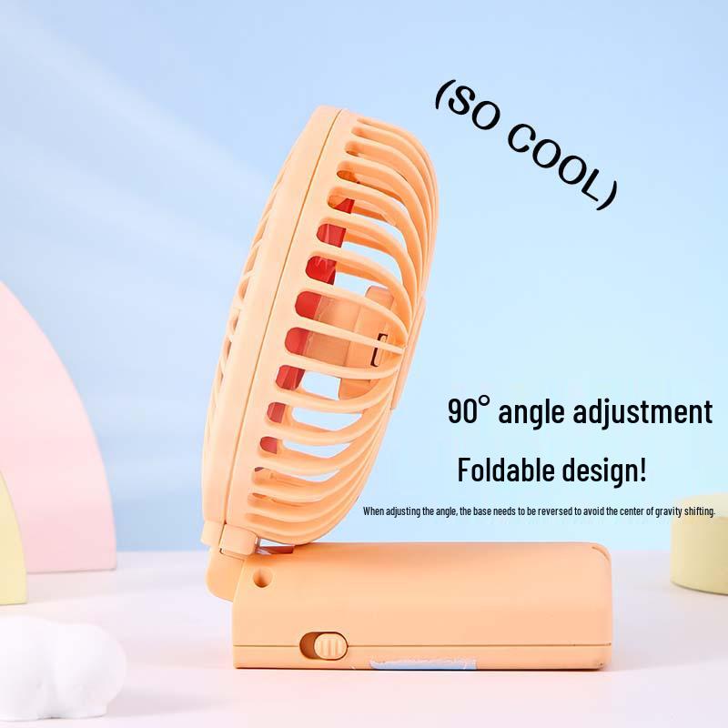 Rechargeable Mini Cartoon USB Fan & Phone Holder with Custom Logo