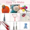 ExquisitePom Pom Maker, Tassel Maker and Pompom Maker Tool Set for Fluff Ball Weave DIY Wool Yarn Craft Project New Arrival