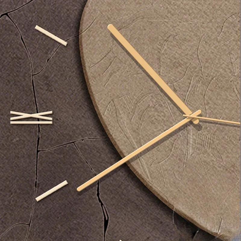 Modern Silent Wall Clock Simple Design Creative Home Decor Good Luck Living Room Hanging Timepiece