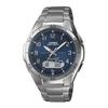 Casio wristwatch Wave Scepter radio solar titanium WVA-M640TD-2AJF mens blue.