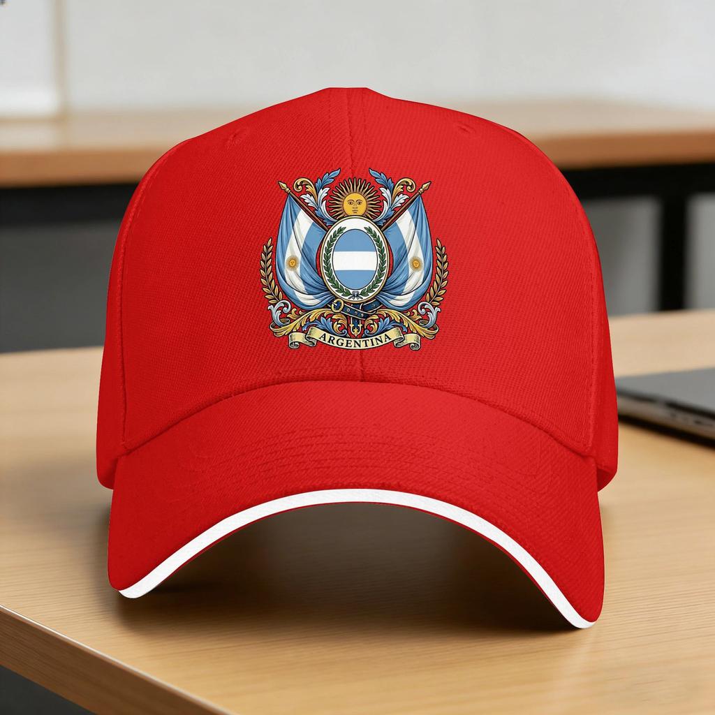 Argentina Coat of Arms Baseball Cap  Street Style Unisex Unisex Trucker Hat Sun Visor Custom DIY Kpop Rock Baseball Caps Gift Idea