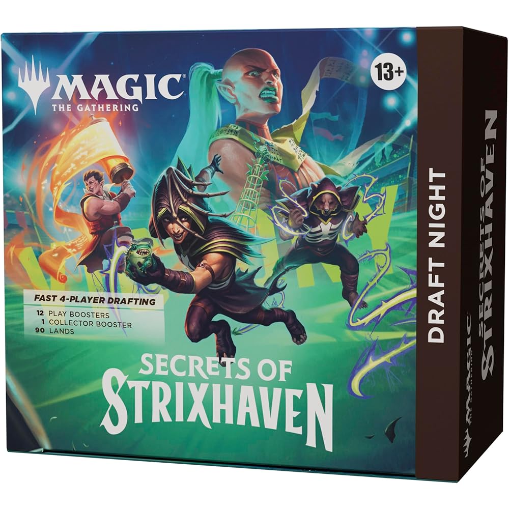 

Magic: The Gathering Strixhaven Secrets Draft Night English Version Trading Card Game Wizards of the Coast