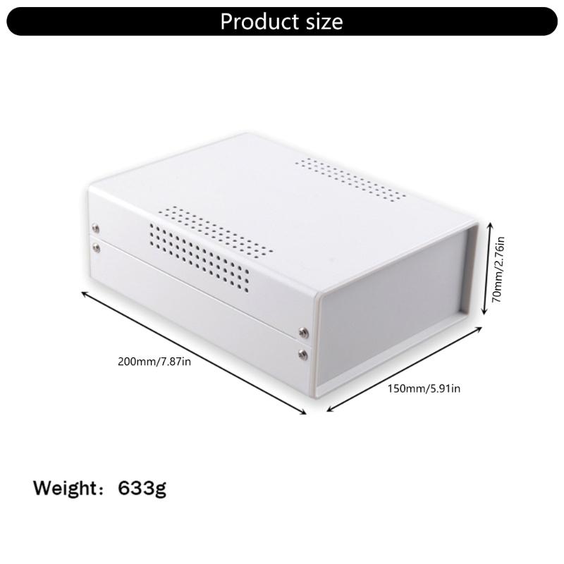 Professional Iron Enclosure Wire Junction Distribution Control Box for Industrial DIY Electrical Instrument Applications