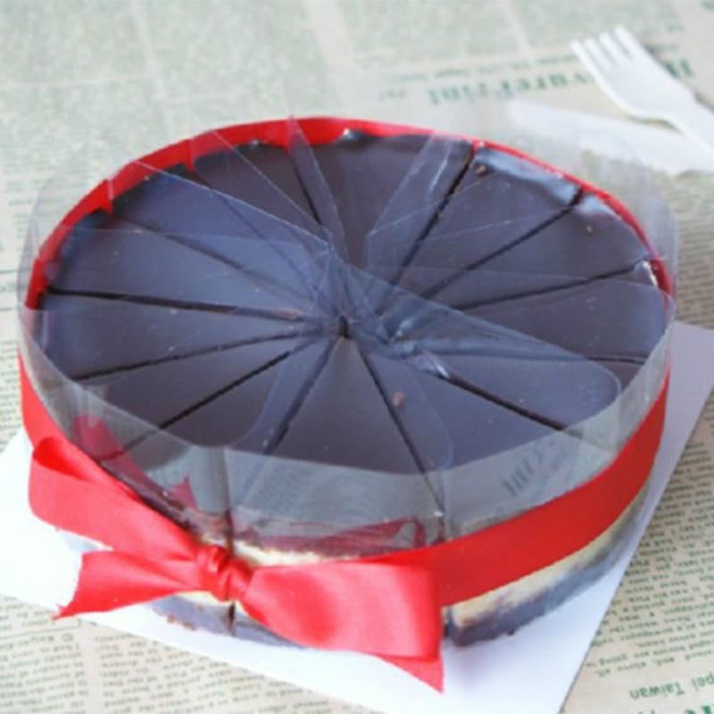 200m Kuchyňské Pečicí Acetátová Fólie Dekorace Dortů Průhledná Fólie na Obvod Dortu Mousse Dortové Pláty Obvodový Okraj DIY Dortový Límec