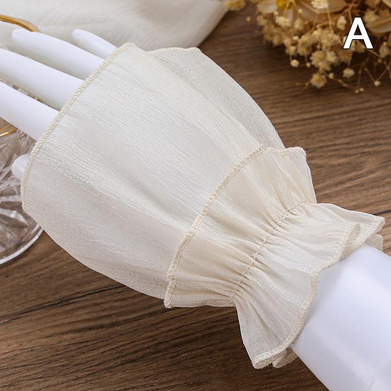 

Перчатки для фото ногтей Красивые нежные накладные манжеты Декоративные шифоновые расклешенные манжеты Модные сексуальные аксессуары для нейл-арта Реквизит для фотосъемки