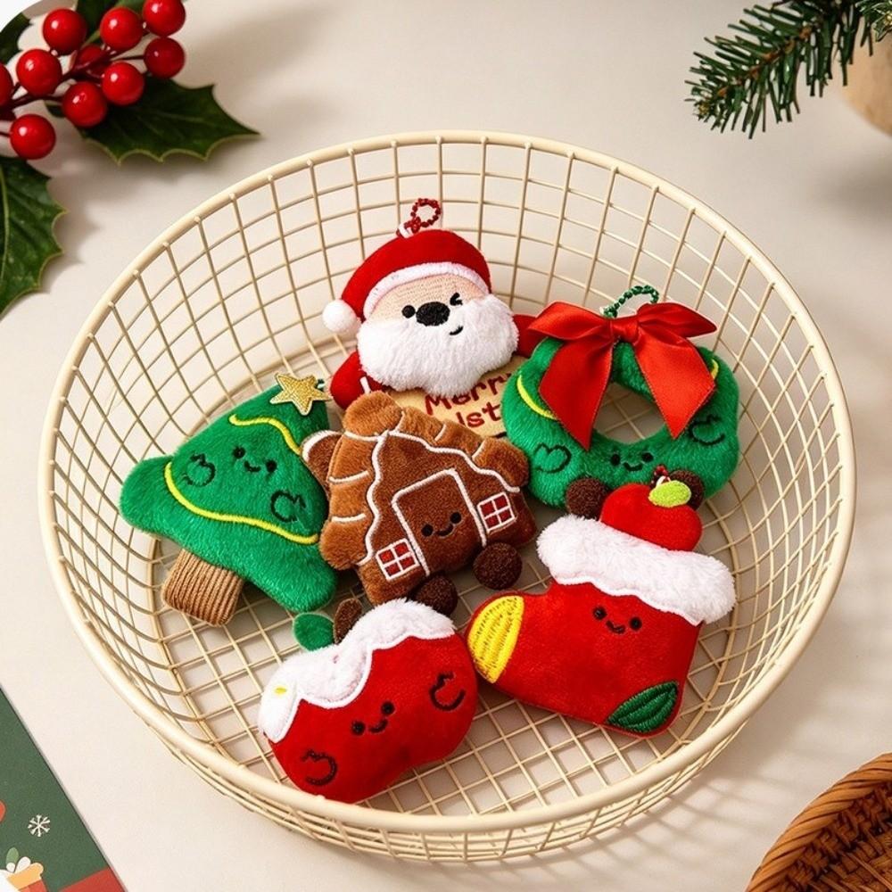 Stuffed Plush Dolls Christmas Plush Pendant Christmas Tree Christmas Plush Doll  Hanging Accessory