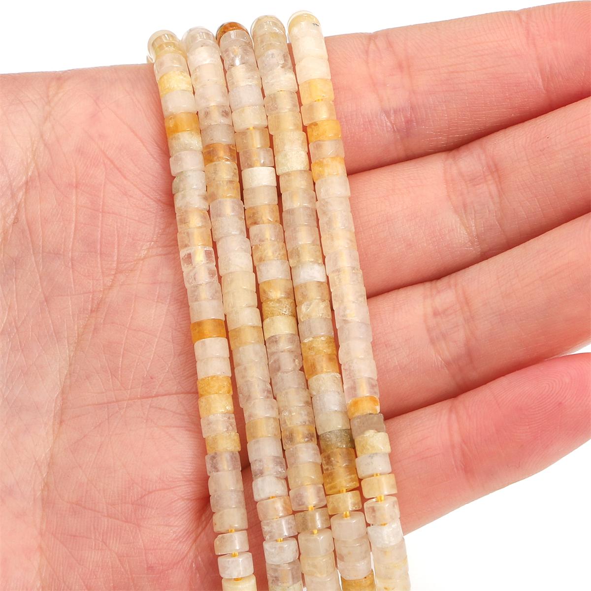 

2x4 мм бирюзовые агаты нефритовые бусины-разделители плоские круглые бусины из натурального камня аметист тигровый глаз бусины для изготовления ювелирных изделий DIY браслет ожерелье серьги Light Yellow Jade