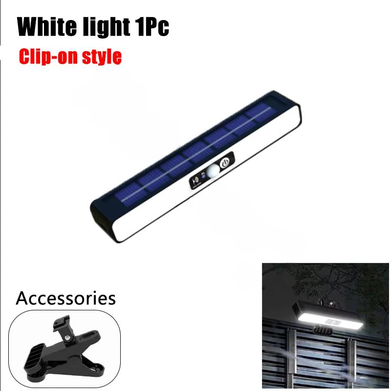 New Clip On Solar Motion Lights Outdoor Waterproof,Solar Fence Lights Outside with 36 LED Portable Solar Powered Security Light