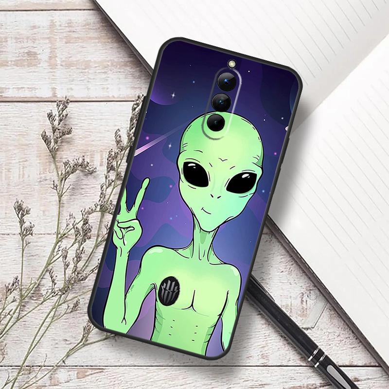 Aesthetics Cartoon Alien Space Case For ZTE Nubia Red Magic 10 Air 6S 7S 6 7 Pro RedMagic 8 9 8S 9S 10S 11 Pro Plus Cover