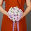 Bridal Bouquet Elegant Tossing Bouquet for Anniversary Bridal Shower Wedding Light Purple