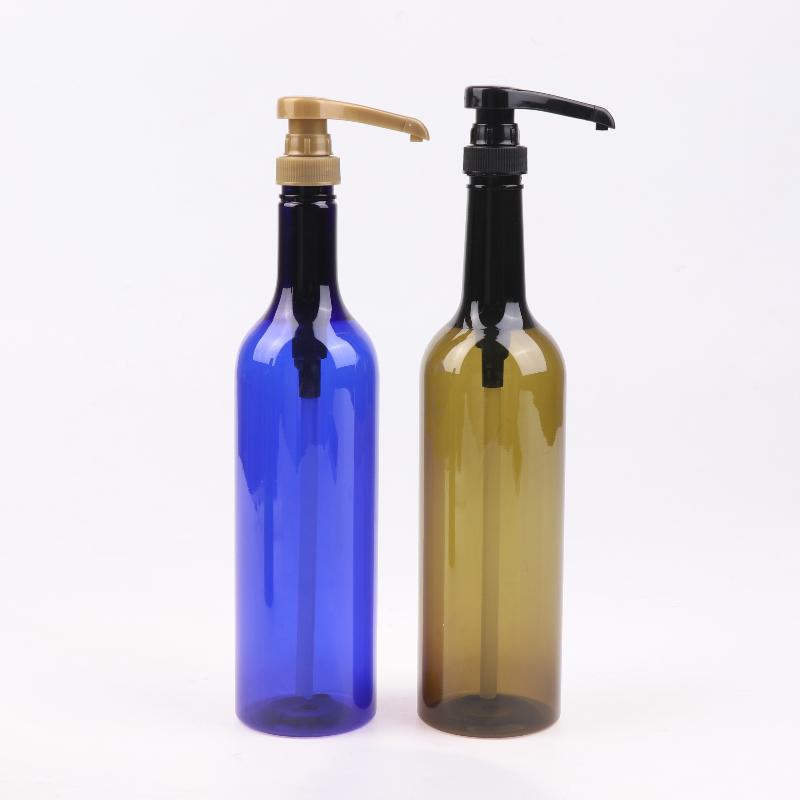1 Pcs 750Ml Colorful Pet Bottle Coffee Syrup Bee Drip Storage Dispenser Pump Bottle Squeeze Milk Bottle Honey Jar Container