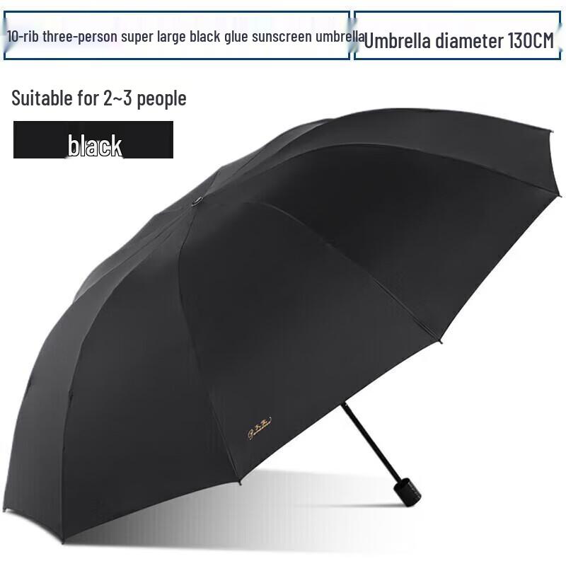 Heaven Blackout Triple Fold Umbrella