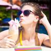 8 Stück Heiß Wiederverwendbar Abnehmbar Strohhalme Bunte Partyartikel Löffelstrohhalme Meeresstrand Sommerstrand Rührlöffel Smoothies