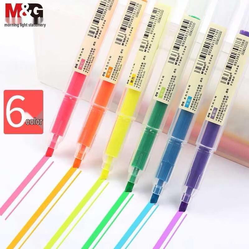 MG Essence Series Transparent Barrel Fluorescent Pens