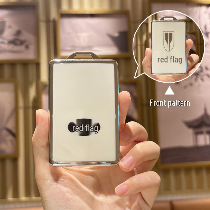 Luxury Hongqi HS5/HS7/H5/H7 Car Key Case - High-End Unisex Design with Buckle