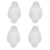 12PCS Aquarium Check Valve Ozone Resistance Oil Resistant One Way Air Valve PP Check Valve for Fish
