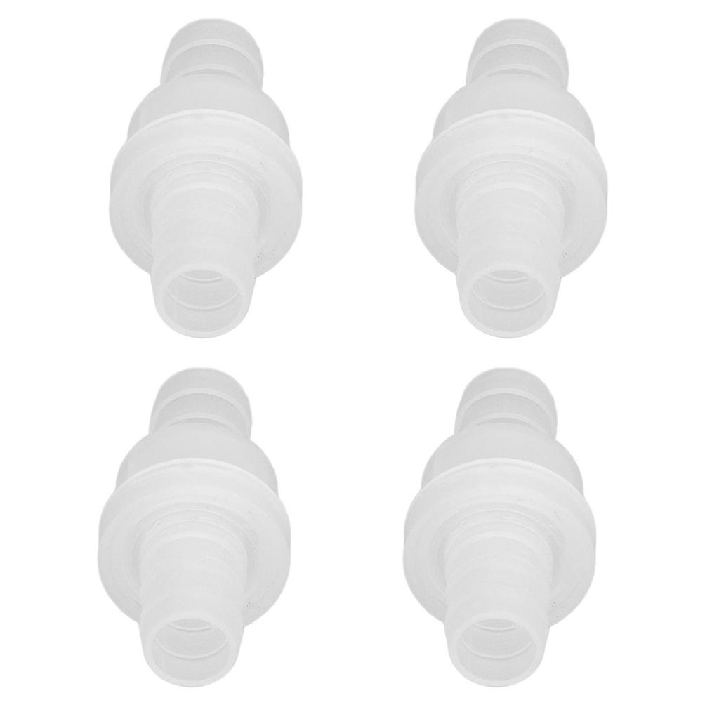 12PCS Aquarium Check Valve Ozone Resistance Oil Resistant One Way Air Valve PP Check Valve for Fish
