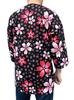 Supplies Koiguchi Shirt B603 Black with Cherry Size S [Festival & Costumes] (S-3L) Blossoms,