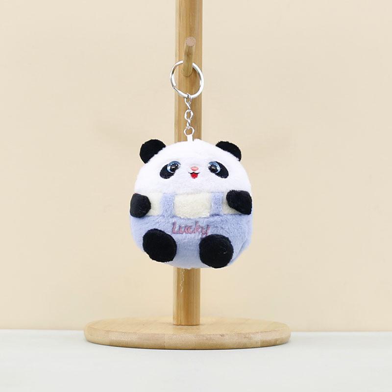 Soft And Cuddly Panda Keychain Plush Toy For Bags With Cute Design And Colors