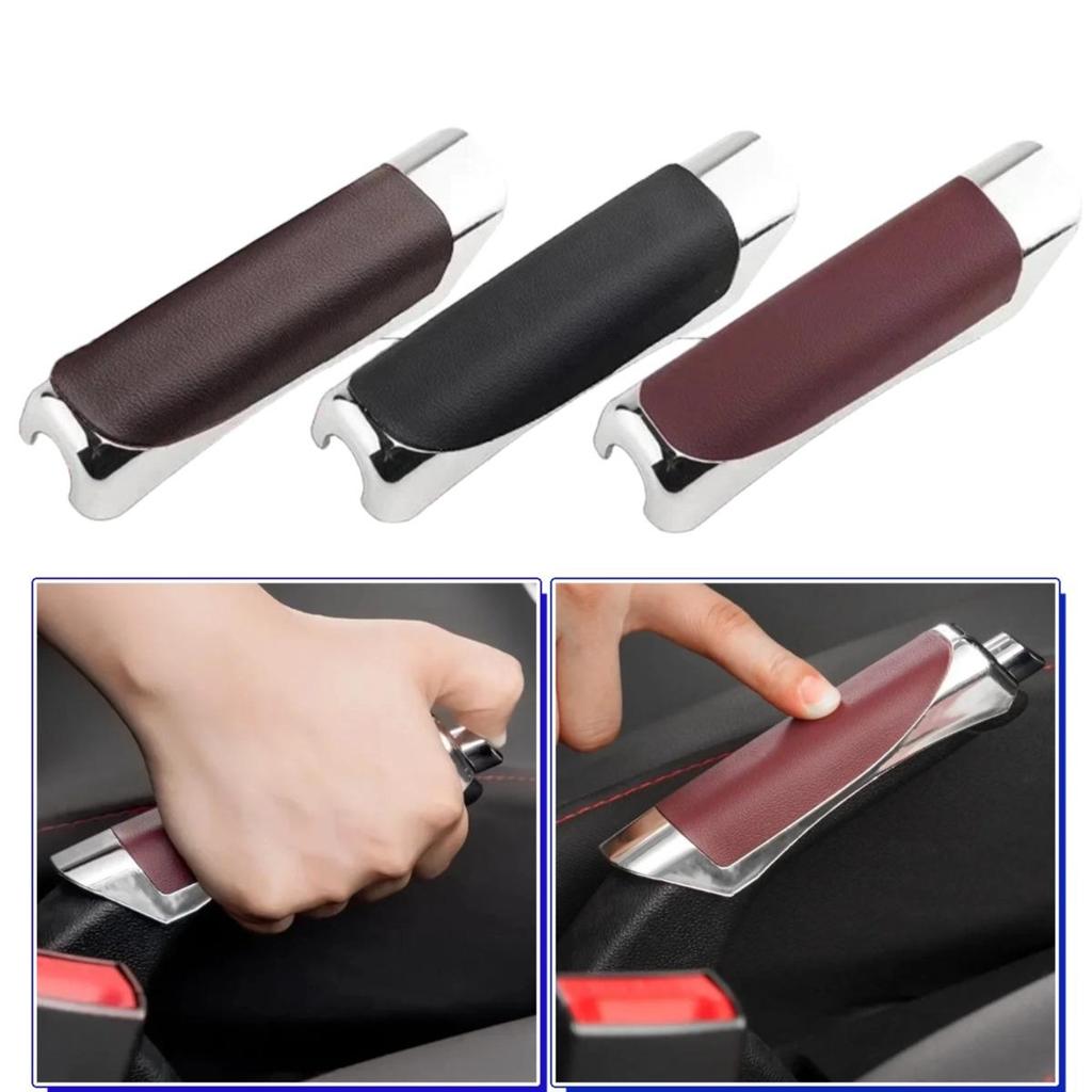 Car Handbrake Grips Protection Cover Parking Brake Cover Gear Shift Protector Decoration Stylish Decoration Shell Car Interior Accessories