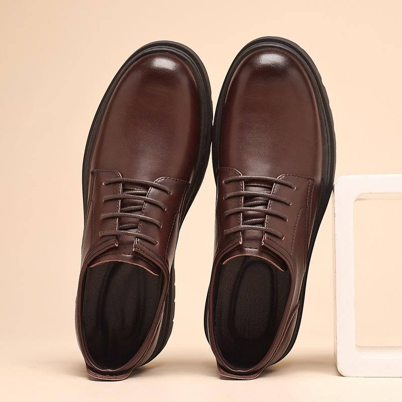 Luxury Brand New Oxfords Business Formal Office Men Shoes Dress Male Wedding Shoes Handmade Flats  New Classic Leather Shoes