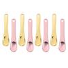 Metal Face Cream Applicator Spoon for Cosmetics and Masks, Short Handle