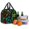 Colorful Joystick Game Lunch Bag Compact Tote Bag Reusable Lunch Box Container for Women Men School Office Work Picnic