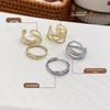 Women's 14K Gold Korean Style Open Ring - High-End Design with French Influence