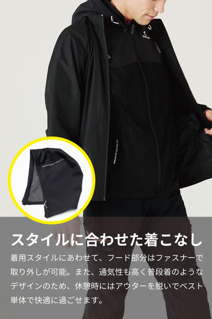 RS TAICHI Motocyklová prodyšná síťovaná vesta s chrániči hrudníku a zad RSJ337 ČERNÁ XL Celoroční, vestavěné chrániče,