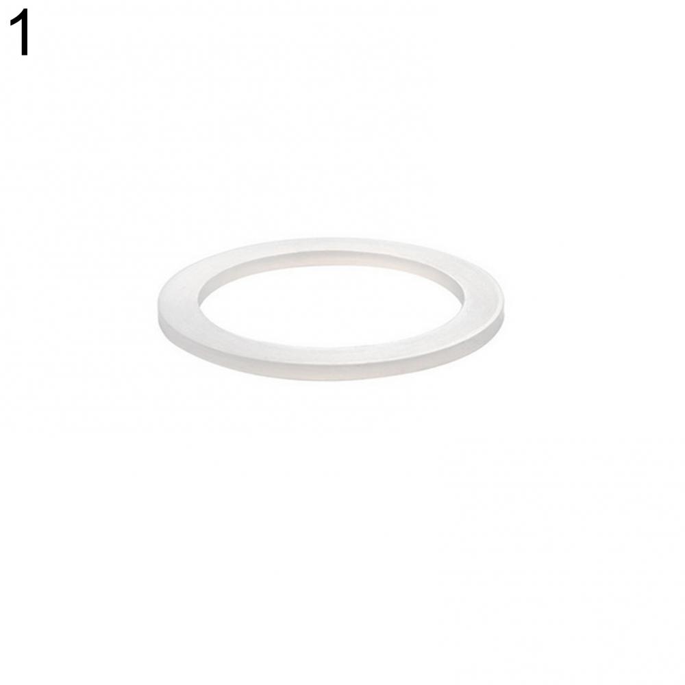 2Pcs Silicone Sealing Ring Spacer Flexible Washer Gasket Ring Replacement for Moka Pot Espresso Coffee Makers