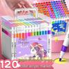 Marqueurs Aquarelle Acrylique pour Enfants - Ne Déteignent Pas, Stylos d'Art Empilables pour Élèves du Primaire